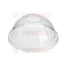 PET Dome Lid for Smoothie Cup 12/16oz