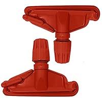 Plastic Kentucky Mop Holder/Clip Red