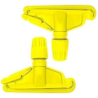 Plastic Kentucky Mop Holder/Clip Yellow
