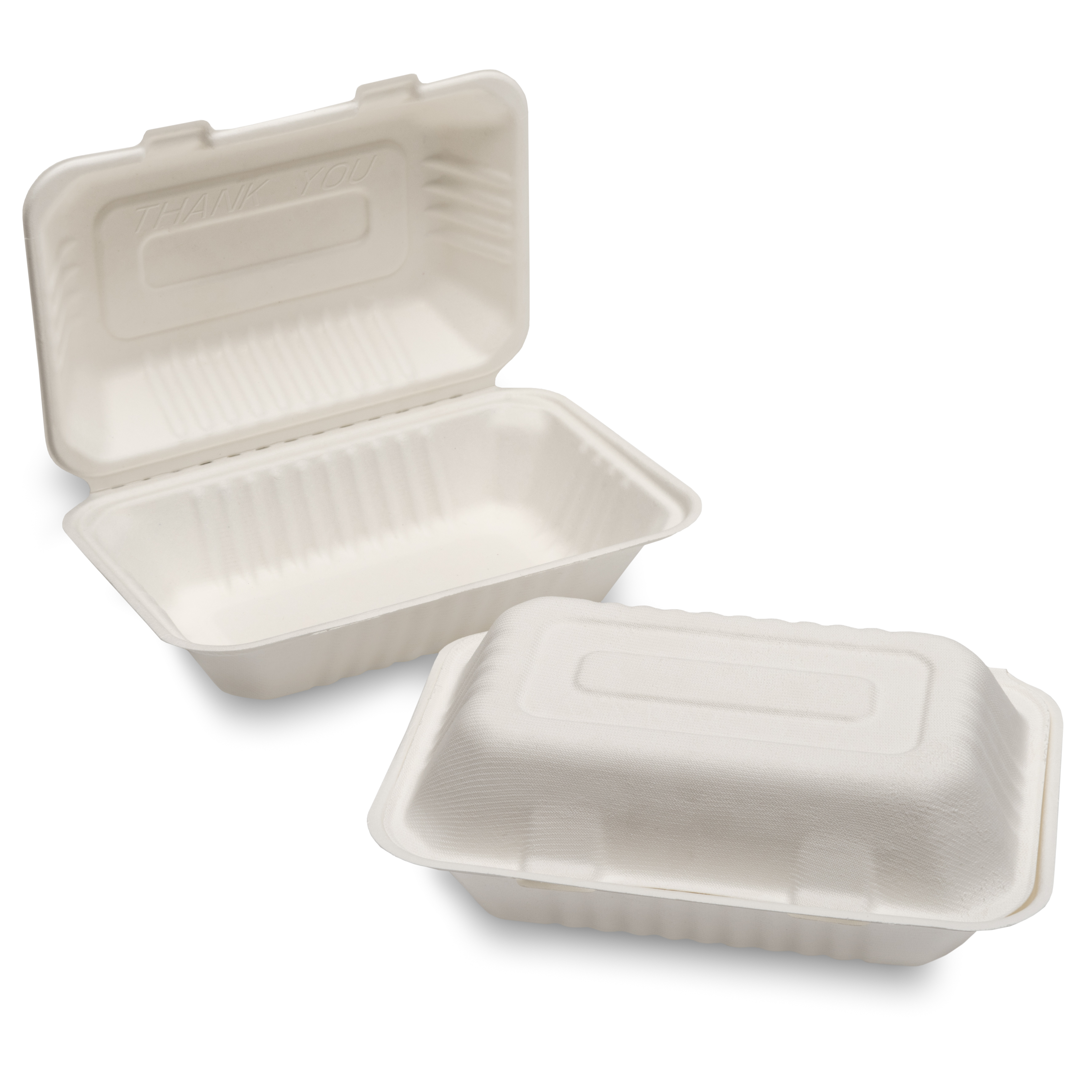 Bagasse Lunch Box 232x155x78mm