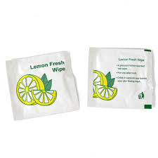 Lemon Fresh Wipes Sachet Box of 1000