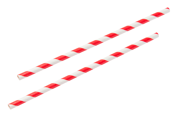 Paper Jumbo Straw 8&quot; x 6mm Bore
