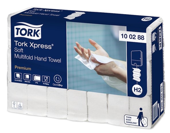 Hand Towel Xpress? Soft Multifold 2ply Tork 100288