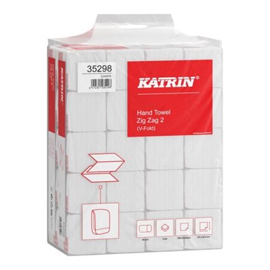 Hand Towel Zig Zag Handy Pack 2ply Katrin Classic 44570 / 35298