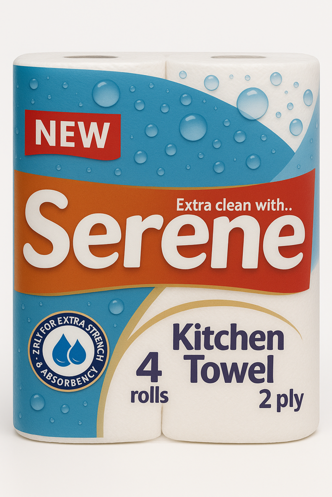 Kitchen Roll 2ply Serene