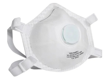 Moulded Face Mask Valved FFP3