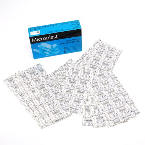 Sterile Detectable Plasters Blue