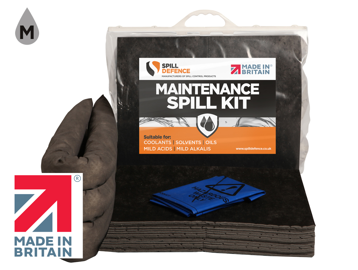 Absorbent Spill Kit Clip Top Bag M&#39;tenance 30L