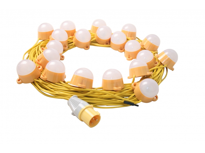 LED Festoon Lighting Set 110v 22m