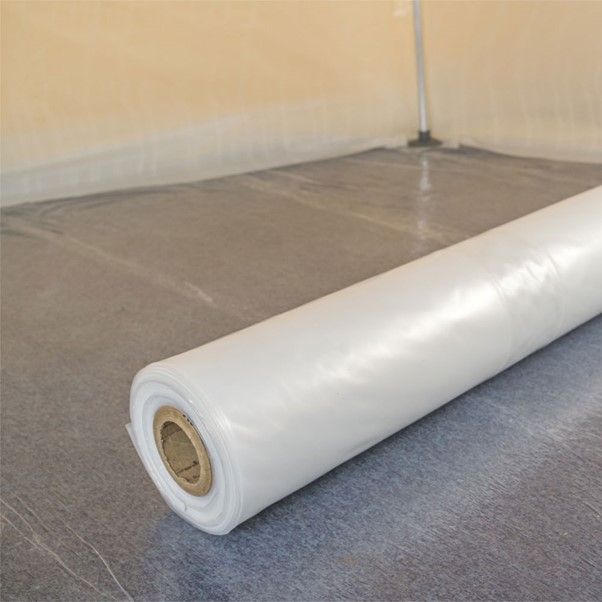 Polythene Sheeting 4m x 25m, Clear