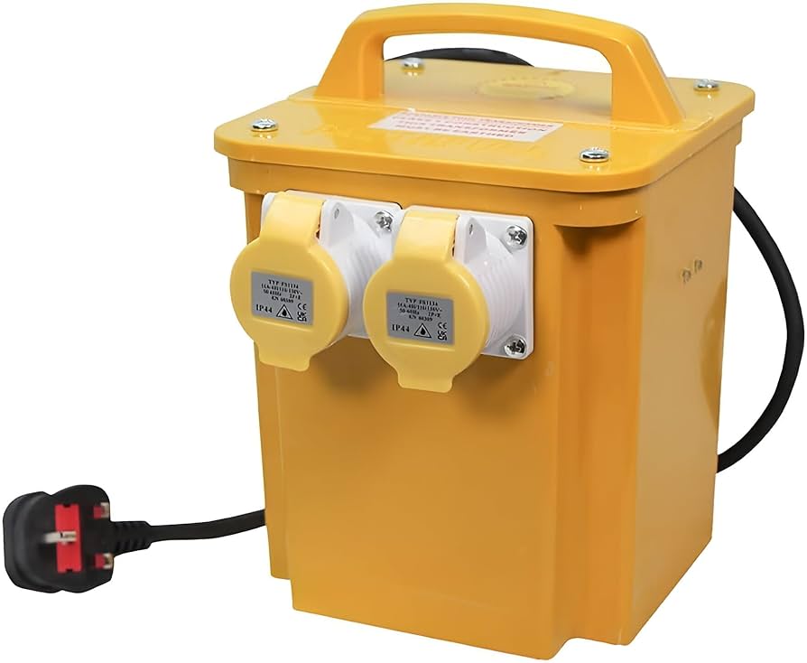 Transformer 1.5KVA 2no 16A Sockets 110v
